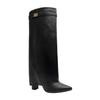 Womens/Ladies Nareva Fold Over Knee-High Boots