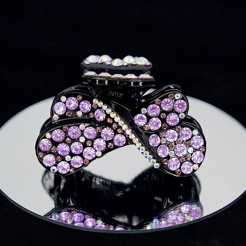 

1Pc Hairpin Women Ladie s Hair Accessories Crystal Rhinestone Hair Clips Fashion Acrylic Hair Claw