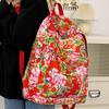 DELIXIONG Nylon Backpack Regular Women's Red/Green/Black DLX-XCX-8626