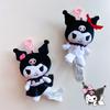 Sanrio Hello Kitty Kuromi Melody Stuffed Toys Pendant Cute Plush Toys Kawaii Keyring Anime Keychain Birthday Gift Party Treats