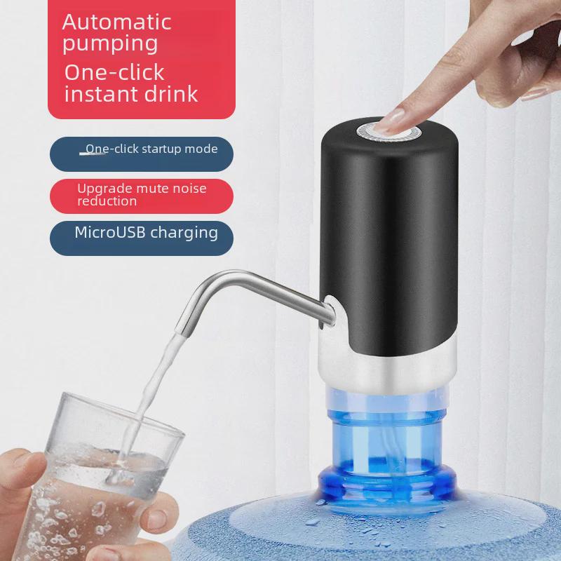 Electric Water Pump for Bottled Water - Automatic Drinking Machine with Rechargeable Water Supply