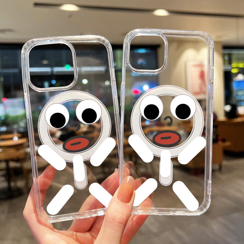 Magnetic Phone Case for iPhone 12 14 16 17 Pro 17 16 15 14 13 12 Pro Max  12 13 14 15  16 High Quality Shockproof Shell Full Protection Cute Style