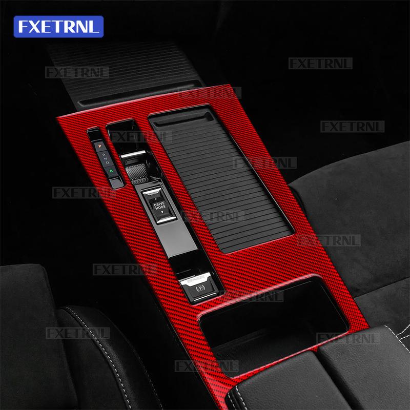 Accessories For Opel Astra L 2024 2025 2026 LHD RHD Soft Carbon Fiber Automatic Transmission Gear Shift Panel Trim Car