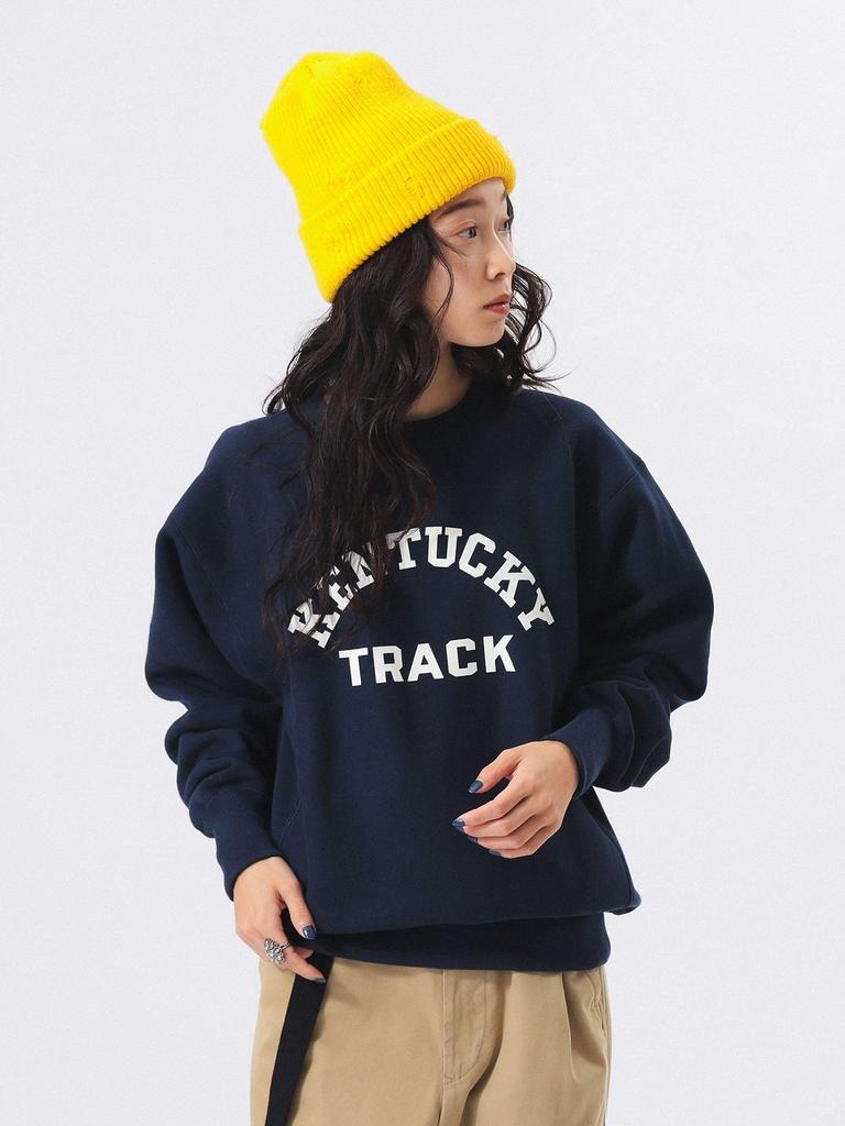 Beams Boy Champion Logo Reverse Weave(R) Crew Neck Sweatshirt, Women's, Navy, Size Small, 13130158411