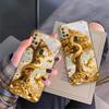 Golden Dragon Coiling For Samsung A 31 32 A33 A34 35 14 A15 13 A16 25 26 50 52 53 54 55 56 70 71 72 73 Golden glass phone case