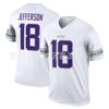 Minnesota Vikings NFL Football Jersey Thielen Jefferson 18 14 8 Adult Men Cotton Sports Uniform Fan Wear