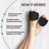 1Pair Metatarsal Sleeve Pads Anti-Slip with Gel Pads Ball of Foot Cushions, Forefoot Cushion Pads Help Neuroma,Calluses Blisters