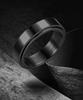 Blancier Black Double Welling Bm256R1049 Men'S Ring