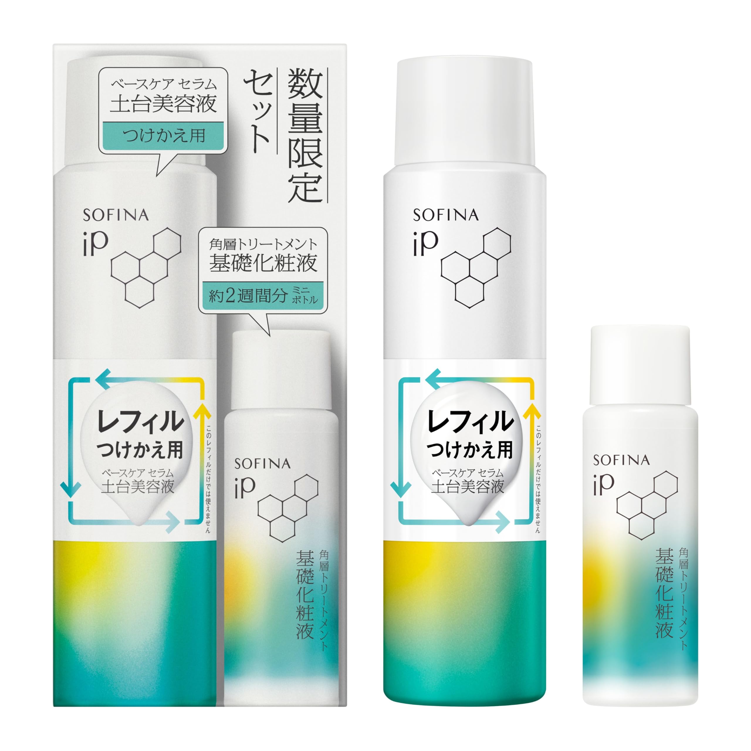 

Міні-набір лосьйону-замінника Sofina iP Base Serum для створення ефекту +