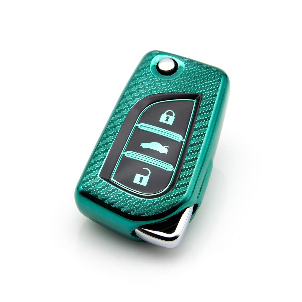 Toyota Corolla/Camry/Reiz CHR Carbon Fiber Key Shell Protective Cover