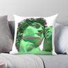 Green Pink Michelangelo David Square Pillowcase Polyester Linen Velvet Pattern Zip Decor Throw Pillow Case Home Cushion Case