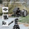 Upgraded SmallRig Tripod Video Fluid Head with Detachable Pitch and Horizontal Leveling Base Angle Quick Release Lightweight Aluminum Alloy Up to 4kg