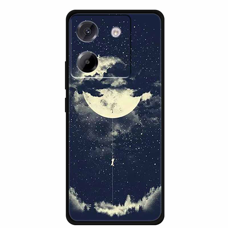 For Xiaomi Poco M7 Pro 5G Case Cartoon Painting Style Soft Silicone TPU Back Cover Cases for Poco M7 Pro 5G Shockproof Cover New