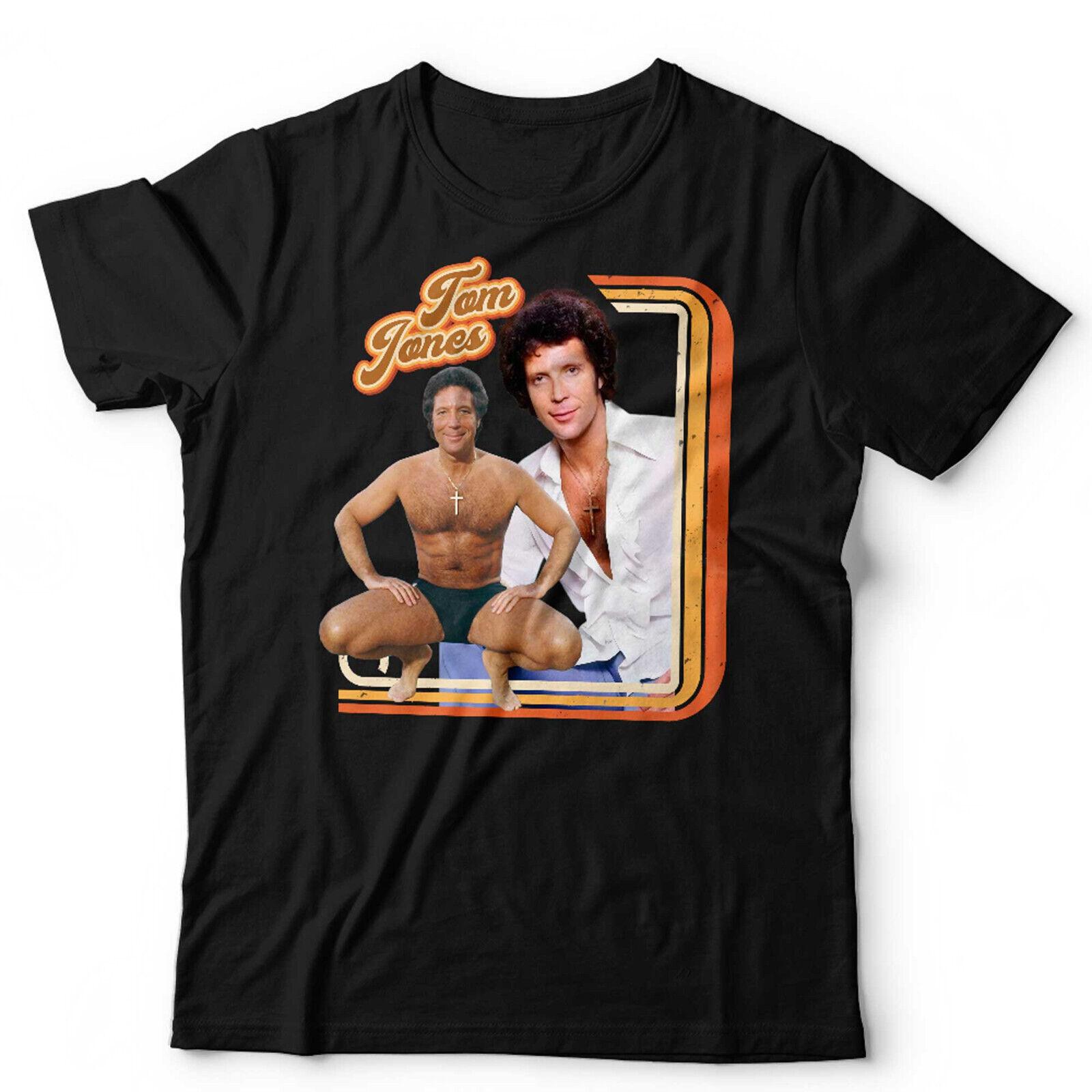 Tom Jones Tshirt 70s Retro Star Unisex & Kids Vintage Throwback Homage Macho S разноцветный