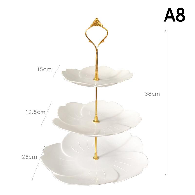 2/3 Katlı Cupcake Standı Servis Standı Tatlı Kulesi Meyve Tepsisi Çay Partisi Bebek Partisi Düğün Noel Partisi İçin