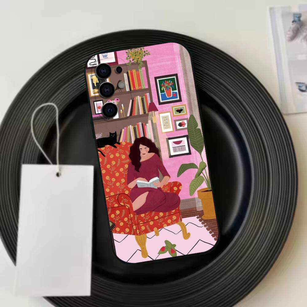 Oil painting mechanism  Phone Case For Samsung S25,S24,S21,S22,S23,S30,Ultra,S20,Plus,Fe,Lite,Note,10,Black Cover