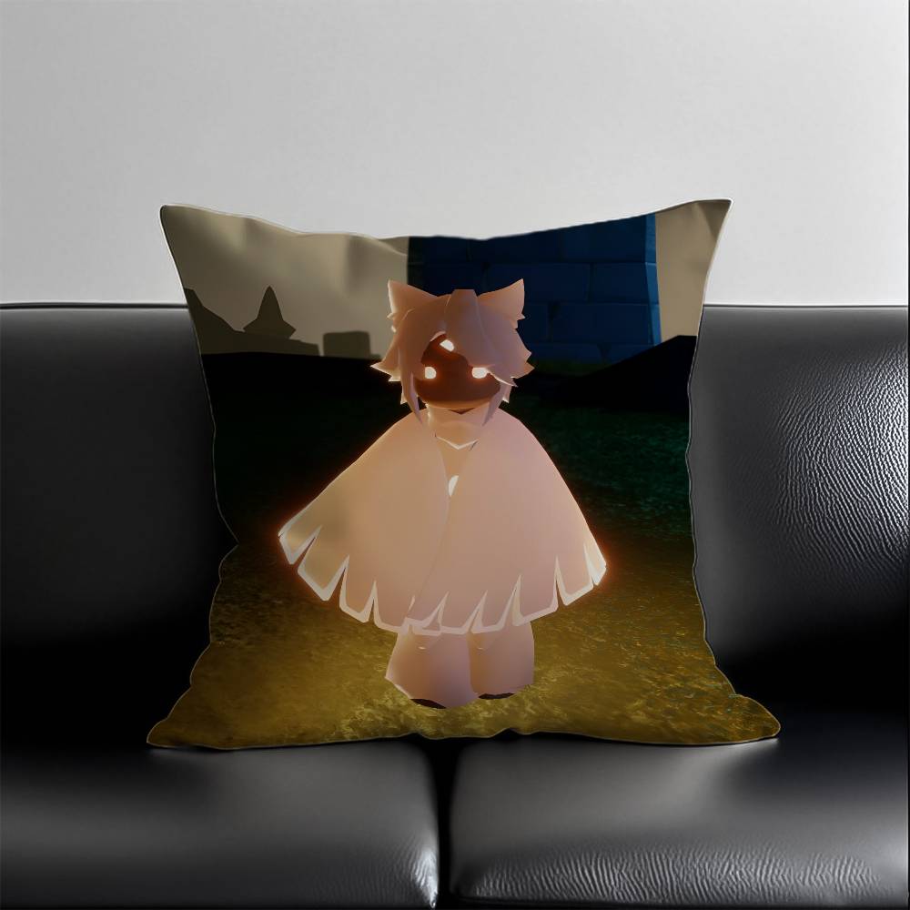 Sweet Games Sky Children Of The Light Pillow Case Pattern Printing Pillowcase Living Room Sofa Cushion Cover Bedroom Room Decor