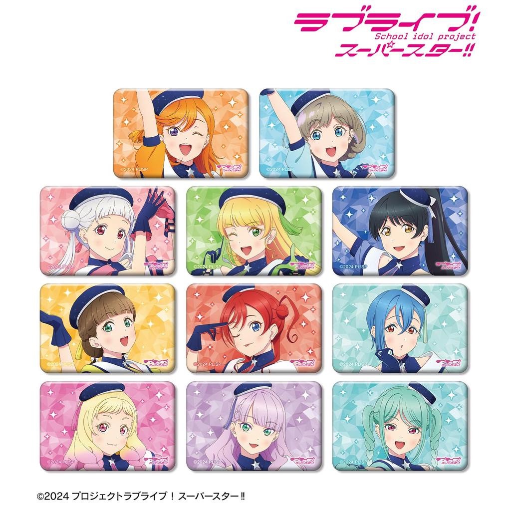 Love Original Illustration Trading Square Can Badge Box of 11 Live! Superstar!! Superstar!! ver.
