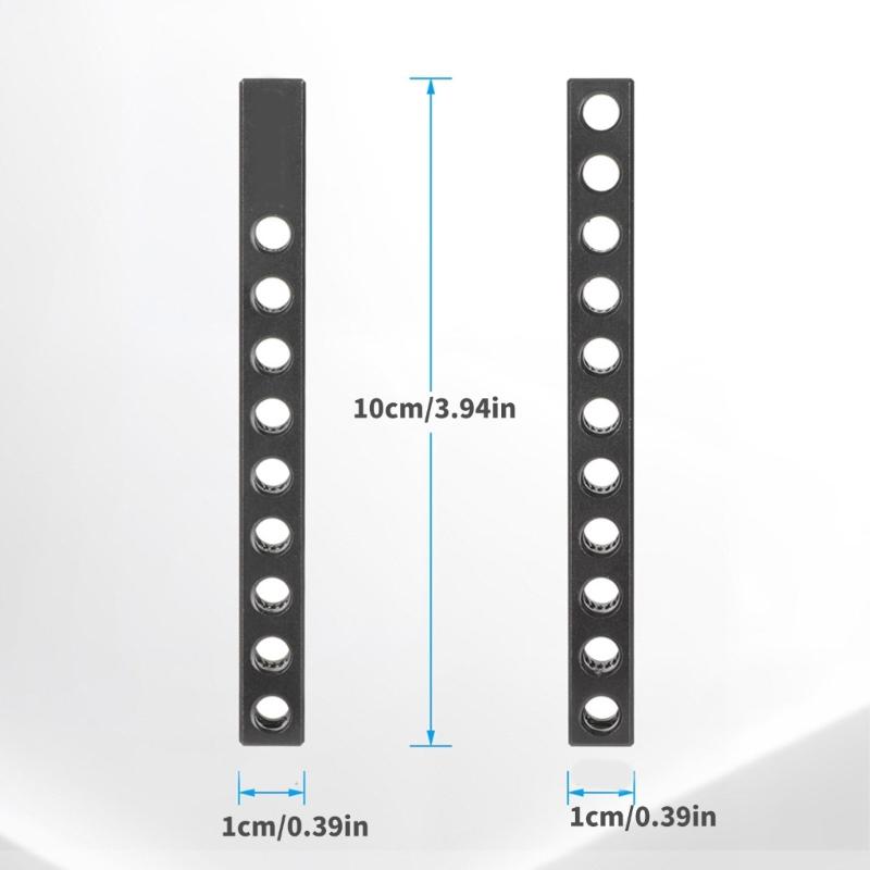 Lightweight Aluminum Camera Mount Plate Cheese 1/4inch Screw Hole Outdoor Photography Studio Lighting Accessories
