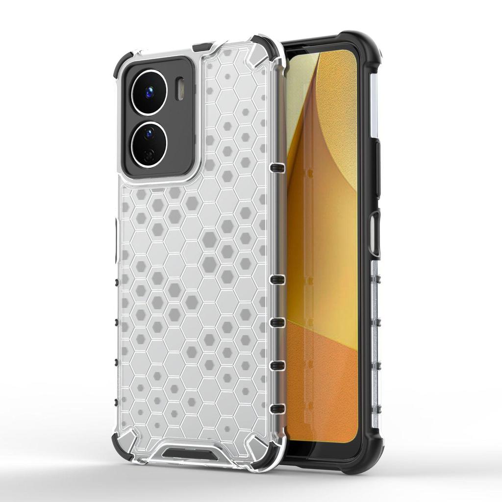 Vivo Y16 4G Honeycomb Drop-Proof Phone Case, Four-Corner Protection