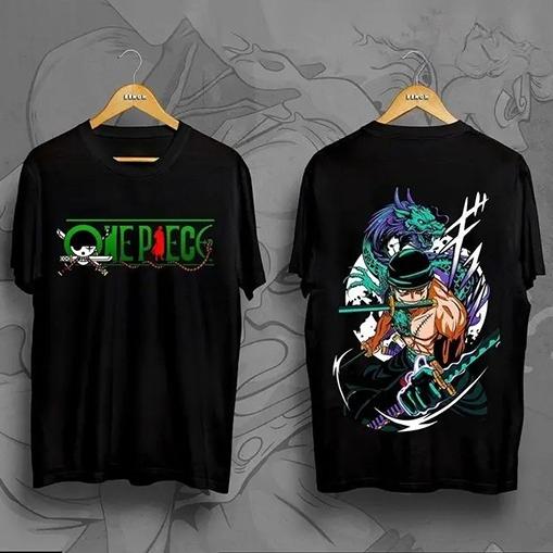 One Piece Anime T Shirt Unisex Women Cotton Short Sleeve Tee Tops Summer Luffy Zoro Sanji Graphic Print Streetwear Casual Yk