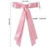 Elegant Bow Ribbon Hair Clip Fashion Simple Solid Satin Clip Hair Pin Spring Retro Headband with Clips Girls Hair Accessories