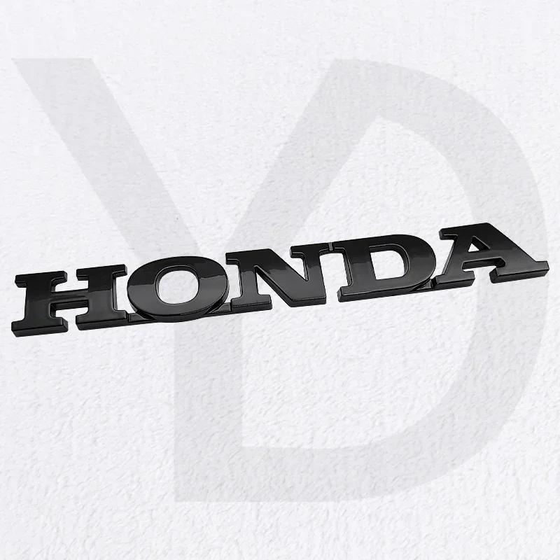 3D ABS Honda Logo Car Emblem Badge For Fit Civic Freed Fiber Accord CRV CR V Jazz Hybrid Odyssey Rear Trunk Sticker Accessories