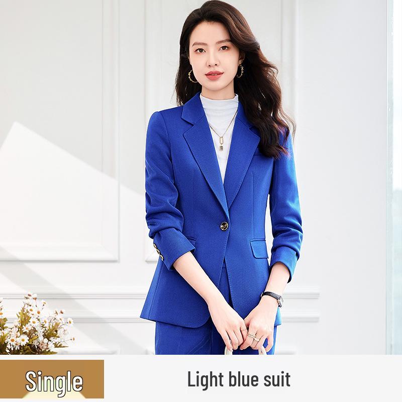 Zihong Red High-End Autumn/Winter Professional Commuter Suit