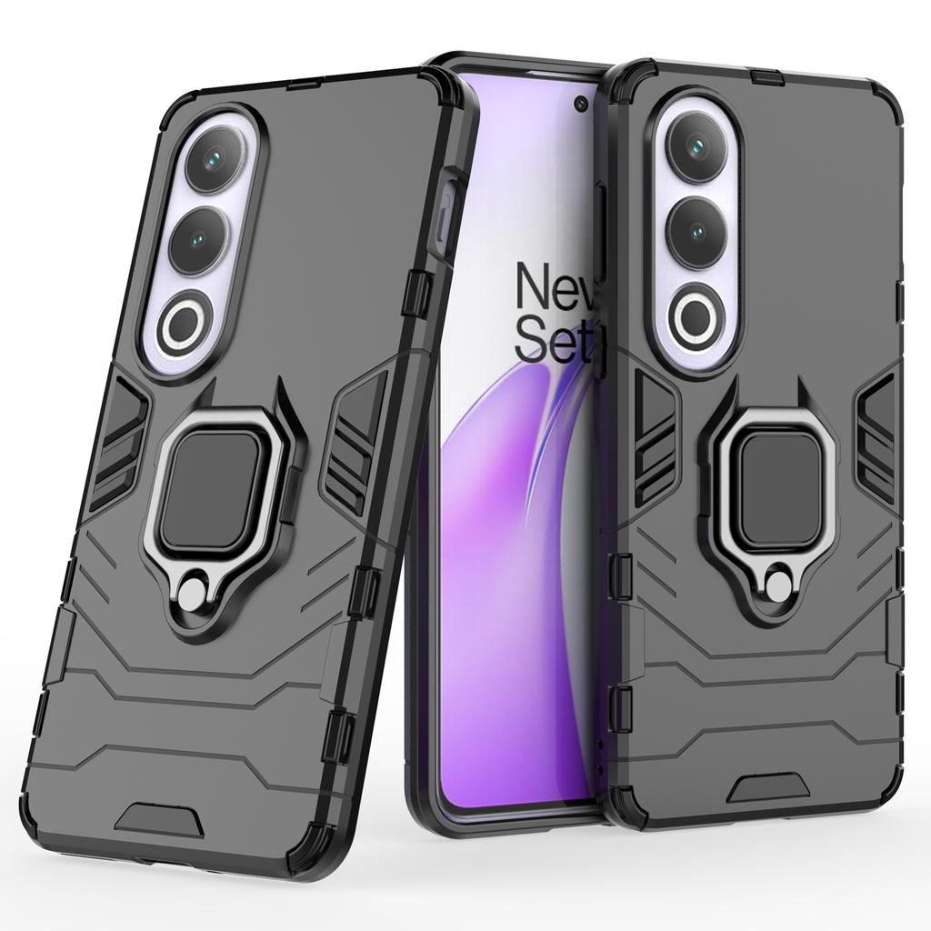 Etui na OnePlus Ace 3V 5G PC+TPU Odporna na wstrząsy powłoka ze stojakiem pierścieniowym