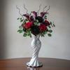 Twisted Design 3D Printed Flower Vases Gown-Shaped Decorative Vase  Office Tabletop Ornaments