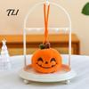 Funny Pumpkin Gifts Halloween Plush Keychain, Cute Spooky Stuffed Toy Pendant for Bag Aesthetic Accessories Keys, Soft Mini Doll Hanging Ornament