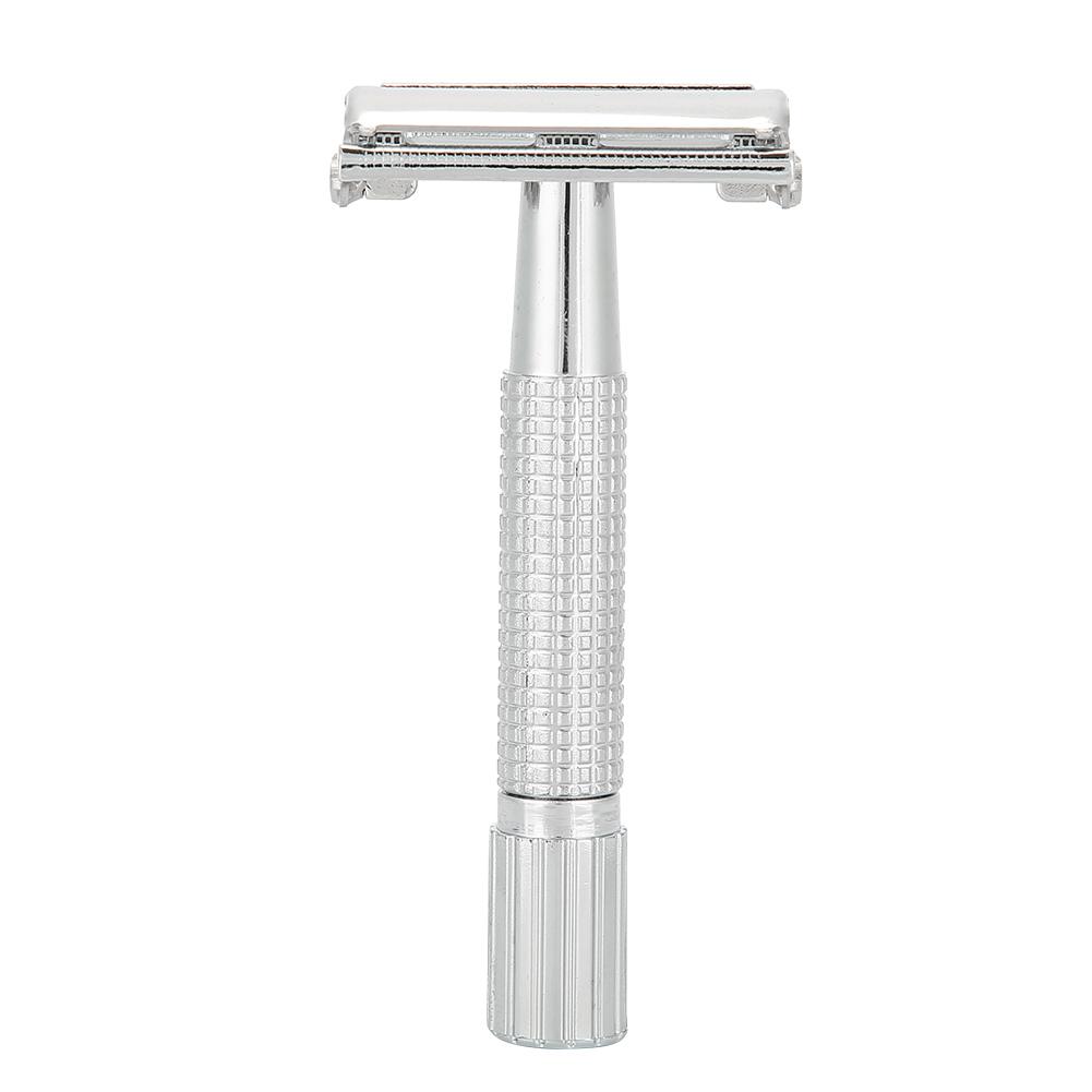 Manual Mens Razor Classic Straight Double Edge Blade Beard Shaver with Case
