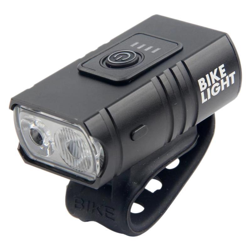 Alliage d'Aluminium Phare Avant de Vélo Faisceau Haut pour Conduite de Nuit - Ensemble Lampe de Poche Vélo Route & VTT