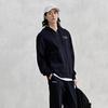 Kappa 1916 Series Retro Zip-Up Hoodie Sports Jacket Casual Long Sleeve Sweatshirt Men hoodies Dark-Night-Blue Black K0E32MK01