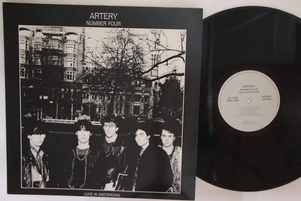 LP Record ARTERY - Number Four (Live In Amsterdam) GDLP02 GOLDEN DAWN 1985 UK Rock Used