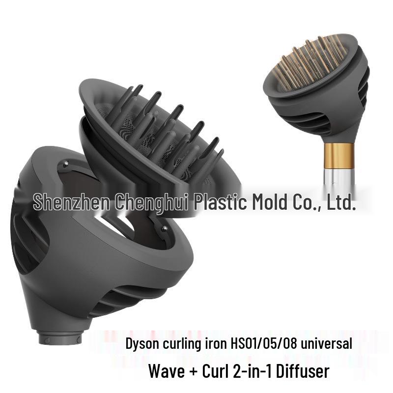 Pre-Styling Diffuser for Curling Irons