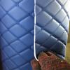 100x155cm Tessuto Trapuntato Ecopelle Ricamo Tessuto per Rivestimenti Tetto Auto Comodino Pelle Porta Spugna Bordatura Decorazione