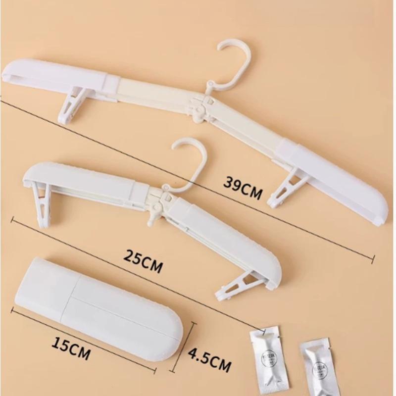 Travel Folding Clothes Hanger, Portable Retractable Clothes Hanger, Student Travel Non Slip Storage Retractable Clothes Hanger 1pcs