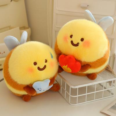 Urso de Catarro Boneca Abelhinha Fofa Criatividade Brinquedo de Pelúcia Pingente Boneca Tubarão