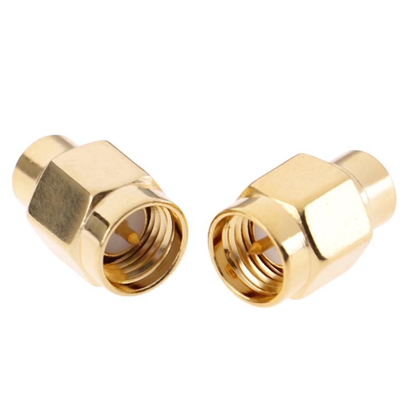 2Pcs 2W 6Ghz 50 Ohm Sma Male Rf Coaxial Termination Dummy Load Gold Plated Cap