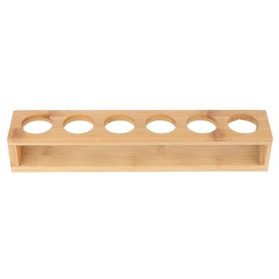 Single Row Wooden Wine Cup Rack Wooden Shot Glass Tray Bar Accessories Wine Cup Display  Club