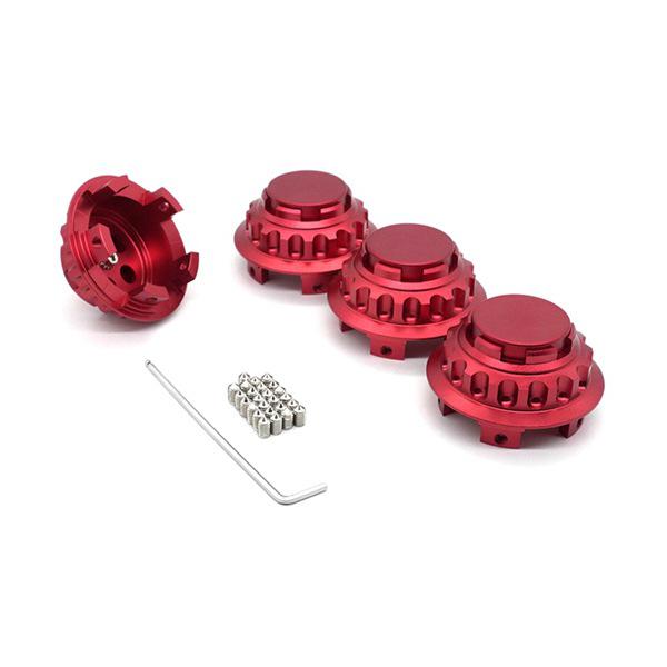 

Set of 4 Aluminum Wheel Center Caps for All Porsche Models, Excluding Macan Universal
