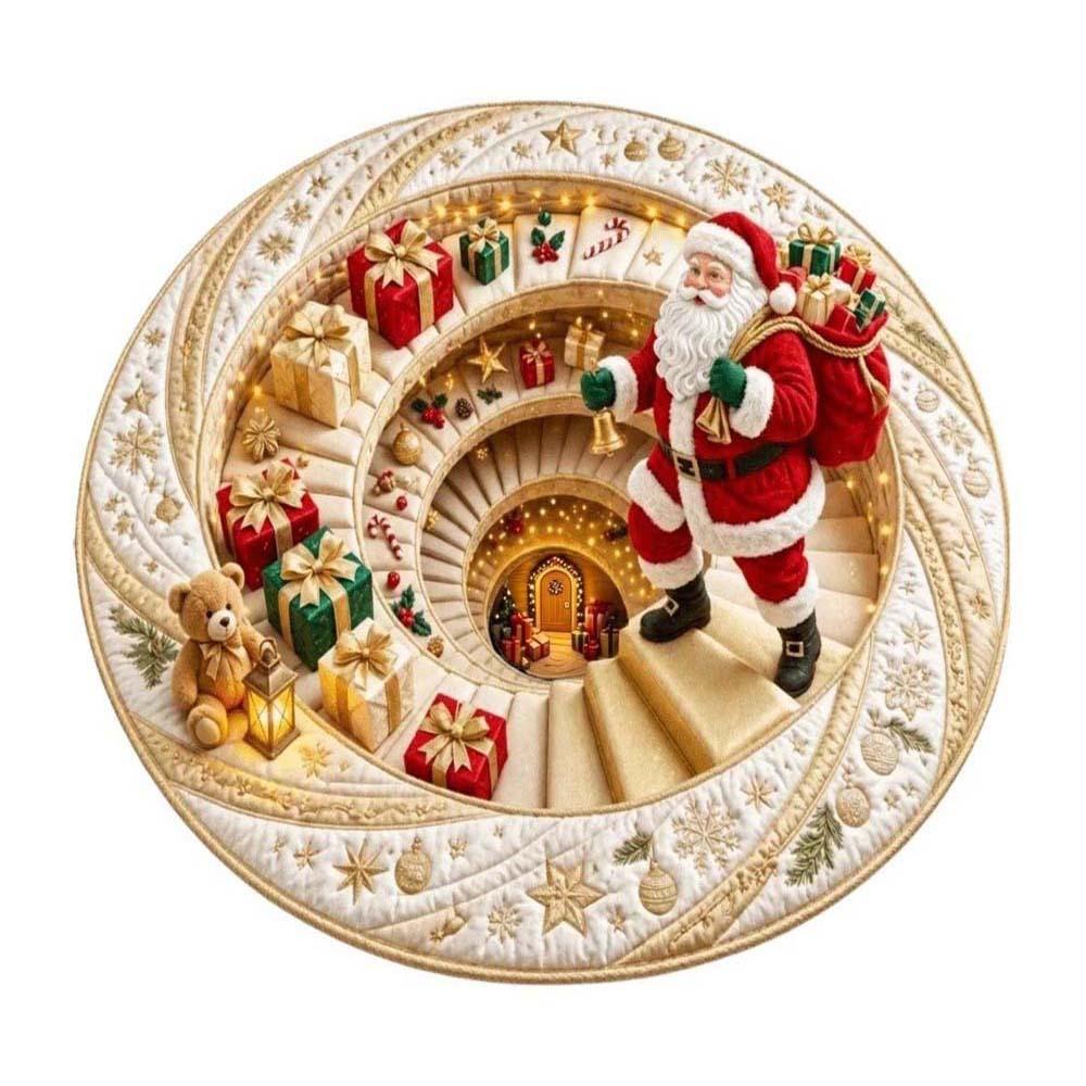 Stain Resistant 3D Illusion Rug Wear Resistant Festive Area Mat Indoor Entrance