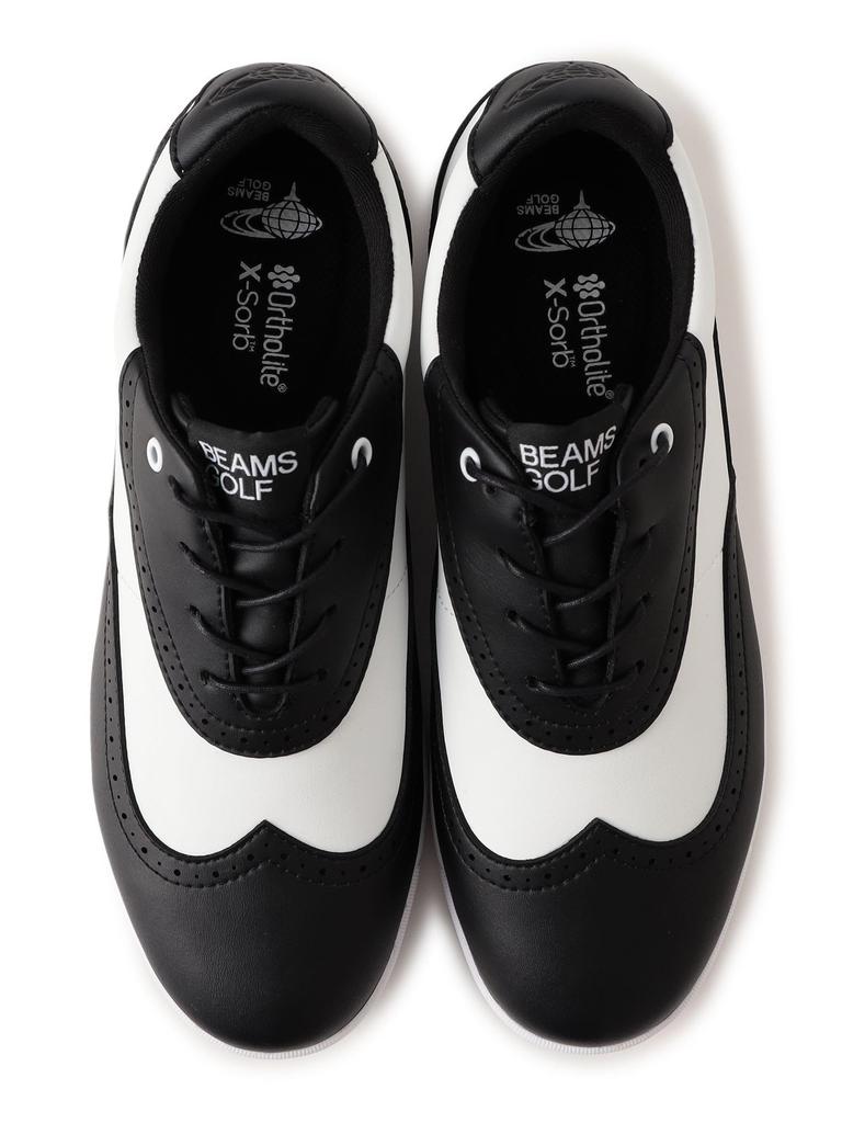 Beams Golf Men's Wingtip Spikeless Shoes, Black, Size 26, 81320476627