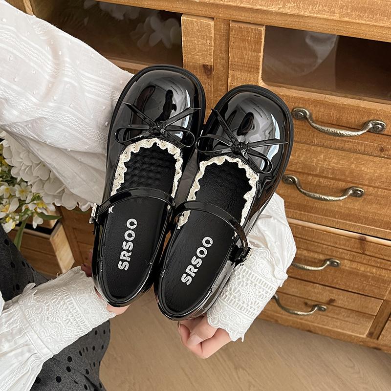 

Designer Butterfly-knot Women Mary Jane Shoes Concise Chunky Height Increase Shoes Ladies Outdoor Elegant Party Dress Pumps 35