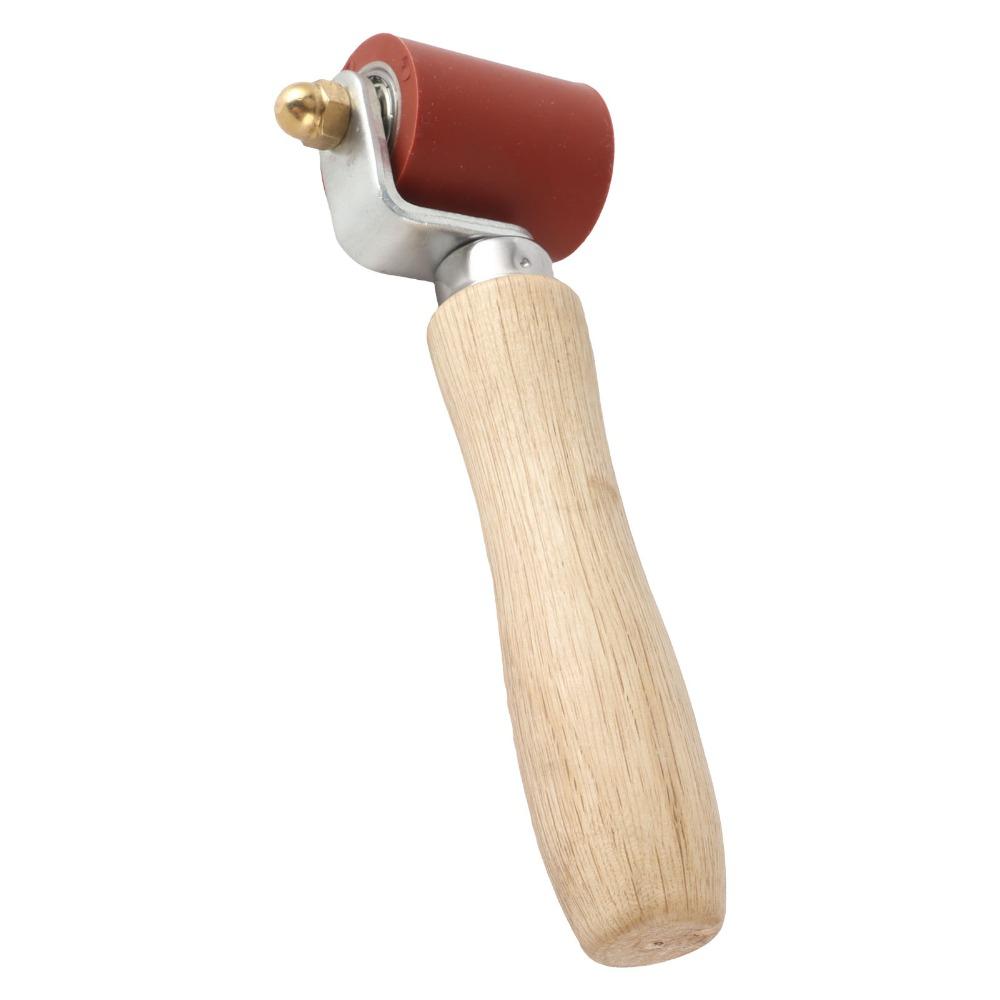40mm Welding Handheld Roller Wooden Handle Single Ply Roofing Roller  Roofing and Tarpaulin Welding