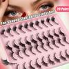 20 Pairs Of Oblique Flying Fox Eyes Large-Capacity Mixed False Eyelashes Natural Thick Simulated Eyelashes