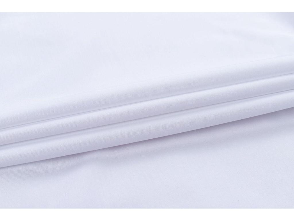 2024 Unisex Bamboo Fiber White Non-Iron Long-Sleeve Shirt: Women's Business Style
