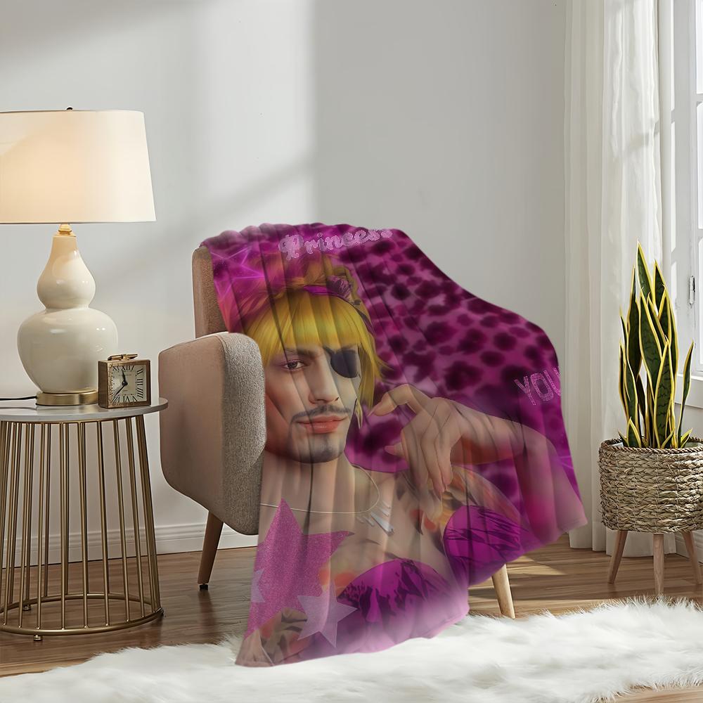 Y-Yakuza Game Goromi Blanket For Sofa Room Microfiber Bedding Blanket Office Travel Gift Home