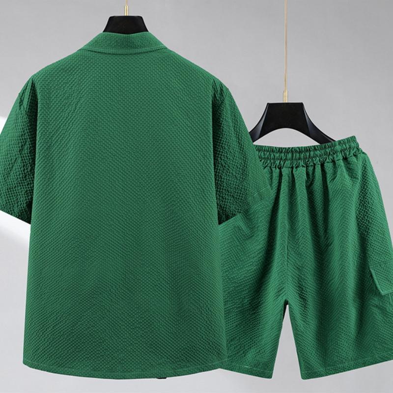 Taglia Grande 11XL Tuta Corta a Maniche Corte Larga Moda Estiva T-shirt da Uomo Grasso Pantaloncini alla Moda Tuta da Uomo Due Pezzi